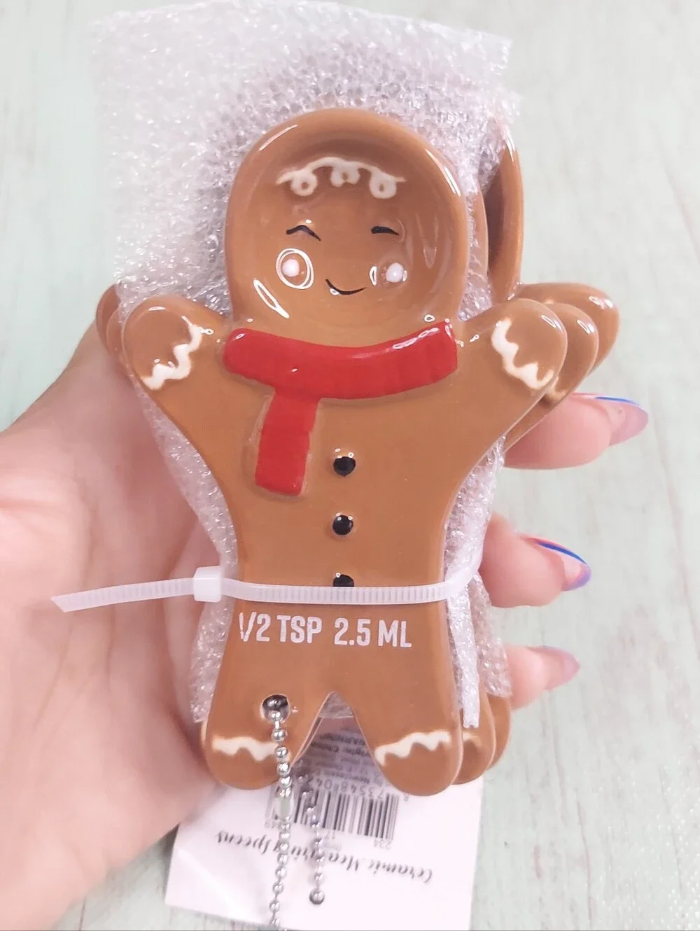 Target Bullseye Playground Ceramic Gingerbread Man Measuring Spoons